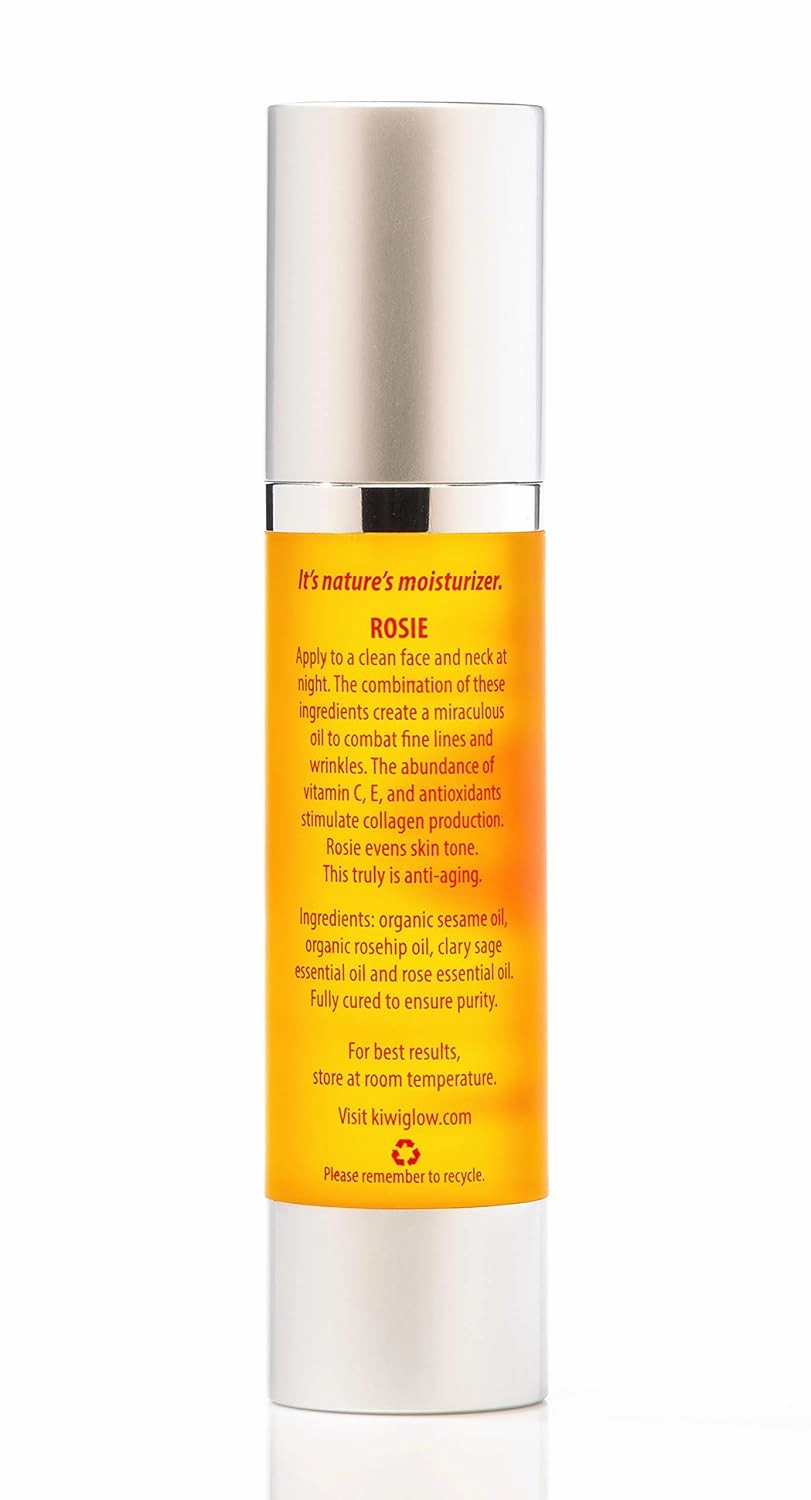 Organic Facial Moisturizer - Anti Aging Skincare - Organic and All Natural - Sesame Rosehip Rose and Clary Sage - Ayurvedic