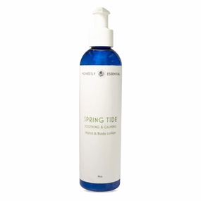 Organic Hand & Body Lotion – Hydrating Moisturizer with Shea Butter – Non-Greasy Formula for Soft, Smooth Skin – Spring Tide Scent, 8 oz
