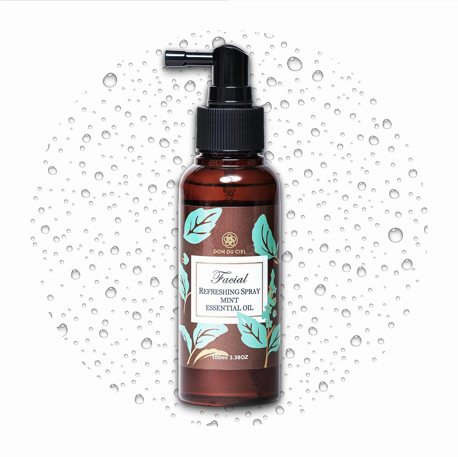 Organic Mint Essential oil Facial Moisture Mist Spray For Hydration Brightening for Dry & Damaged Skin, Hair, Face, Body, Treatment for Dry & Damaged Skin, Hair, Face, Body, Hair