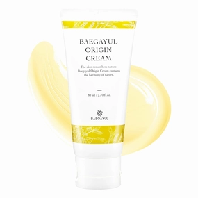 Origin Cream - Deep Hydration & Soothing Face Moisturizer with Propolis & Job’s Tears, Korean Skincare for Dry and Sensitive Skin, Herbal Facial Cream for All Skin Types (80ml, 2.71fl oz)