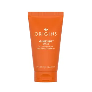 Origins GinZing Daily Moisturizer with SPF 30 | Delivers Radiance & All-Day Hydration | With Hyaluronic Acid, 1.7 Fl Oz