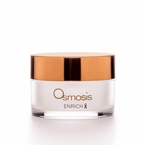 OSMOSIS ENRICH Smoothing Face & Neck Intensive Night Repair Cream Moisturizer with Chirata and Fruit Oils, 1 Oz