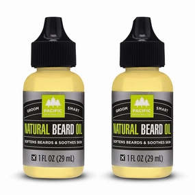 Pacific Shaving Company Natural Beard Oil 1 oz (Pack of 2)