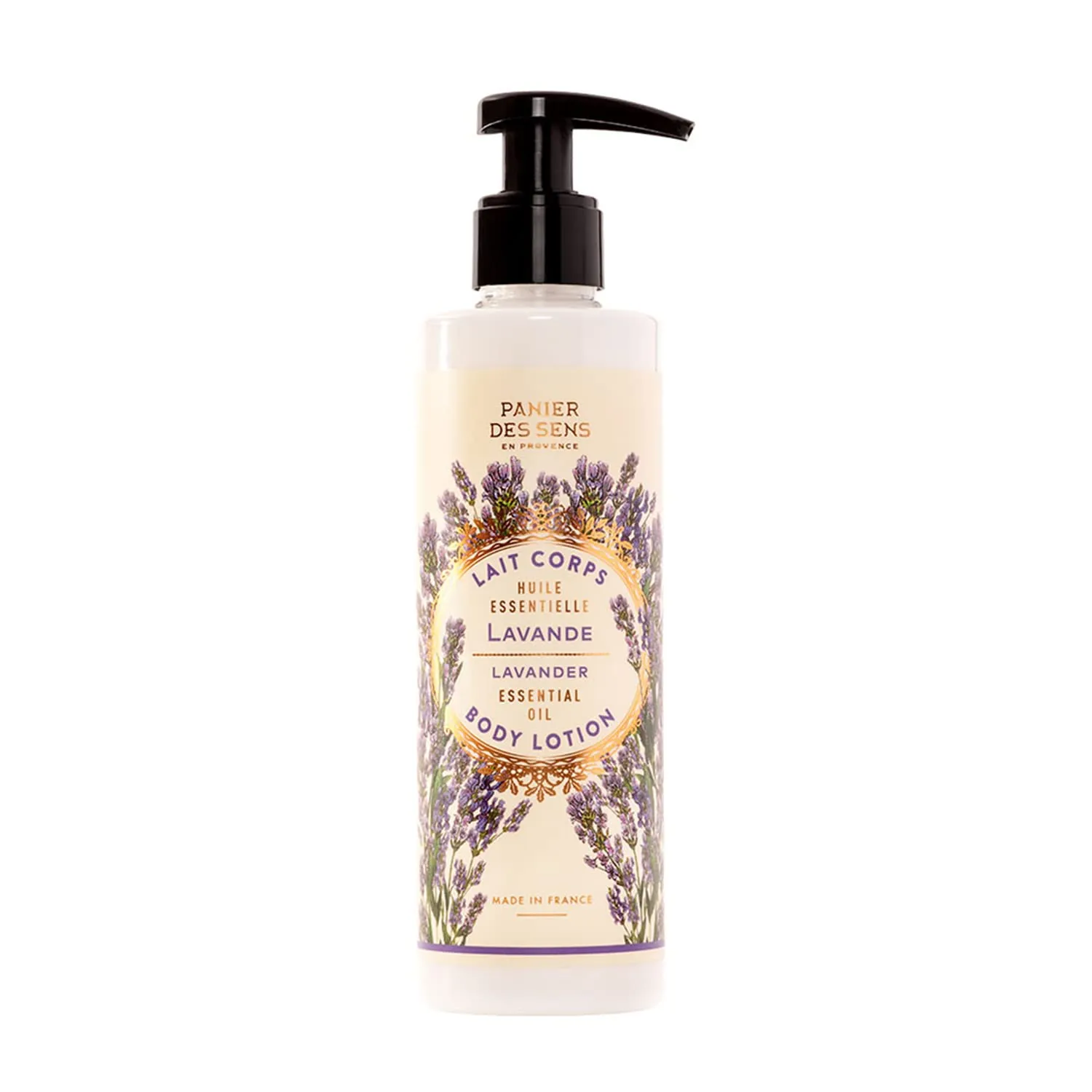 Panier des Sens – Lavender Hand & Body Lotion for Dry Skin - Hydrating Body Cream for Women- Nourishing Fluid Body Moisturizer with Shea Butter & Olive Oil 97% Natural Ingredients Body Care 8.45 Floz