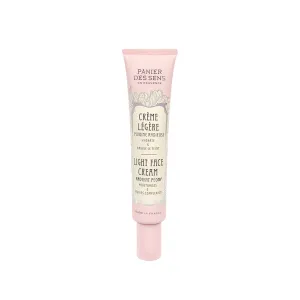 Panier des Sens – Light Face Cream - with Hyaluronic Acid   Peony Extract - Moisturizing and Radiance - Skin Care for Women Made in France - Facial Moisturizer 98% Natural Ingredients – 1.4 floz
