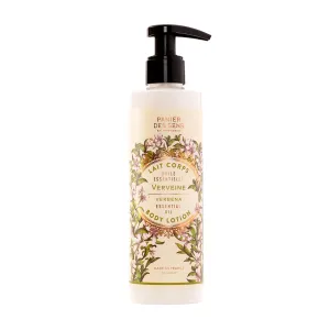 Panier des Sens – Verbena Hand & Body Lotion for Dry Skin - Hydrating Body Cream for Women - Nourishing Fluid Body Moisturizer Shea Butter & Olive Oil - 97% Natural Ingredients Body Care - 8.45 Floz
