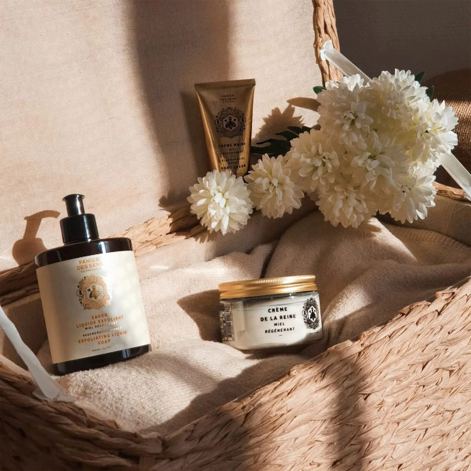 Panier des Sens – Honey Ultra Rich Body Cream for Women - Hydrating Body Moisturizer for Dry Skin - Body Butter with Shea Butter & Organic Honey - 99% Natural Ingredients Body Care - 8.45 Floz