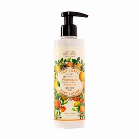 Panier des Sens – Provence Hand & Body Lotion for Dry Skin - Hydrating Body Cream for Women - Nourishing Fluid Body Moisturizer Shea Butter & Olive Oil - 97% Natural Ingredients Body Care - 8.45 Floz