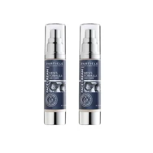 Particle Face Cream for Men 6-in-1 Anti-Aging Moisturizer, Reduces Wrinkles, Dark Spots & Eye Bags (Pack of 2 (3.4 oz.))