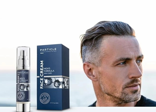 Particle Mens Face Cream - 6 in 1 Mens Face Moisturizer (1.7 Oz) - Eye Bags Treatment & Face Lotion for Men - Mens Anti Aging Cream - Wrinkle & Dark Spots Mens Face Cream, Pack of 1 (1.7 oz.)