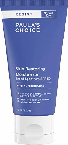 Paula's Choice RESIST Skin Restoring Moisturizer SPF 50, UVA & UVB Protection, Shea Butter & Niacinamide, Anti-Aging Sunscreen for Dry Skin, 2 Ounce