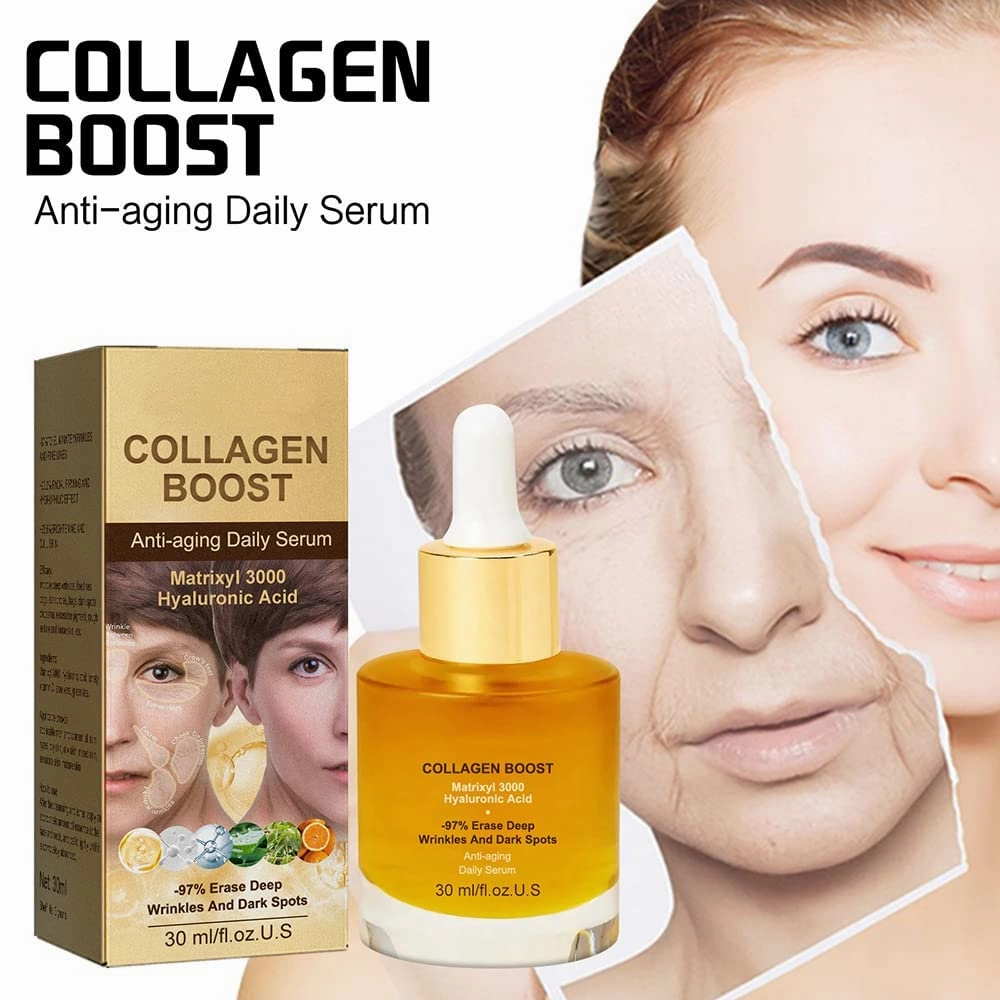 Pedia Advanced Collagen Boost Anti Aging Serum, Collagen Boost Anti Aging Serum, Hyaluronic Acid Serum for Face Pure Anti Aging Skin Moisturizer (7pcs)