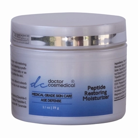 Peptide Restoring Moisturizer Anti-Aging Advanced Formula to Restore Skin Elasticity Face Moisturizer for Men, Women for daily Use Tightens Skin & Restore Firmness 2.1 Oz