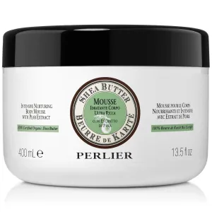 Perlier Intensive Nurturing Shea Butter Body Mousse with Pear, 13.5 fl. oz.