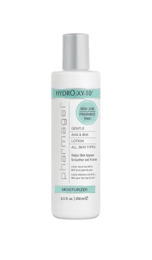 Pharmagel Hydro2 Xy 10 Lifting and Firming Concentrate Moisturizer | AHA and BHA Facial and Body Lotion | Rapid Absorption with Stabilized Oxygen - 8.5 fl. oz.