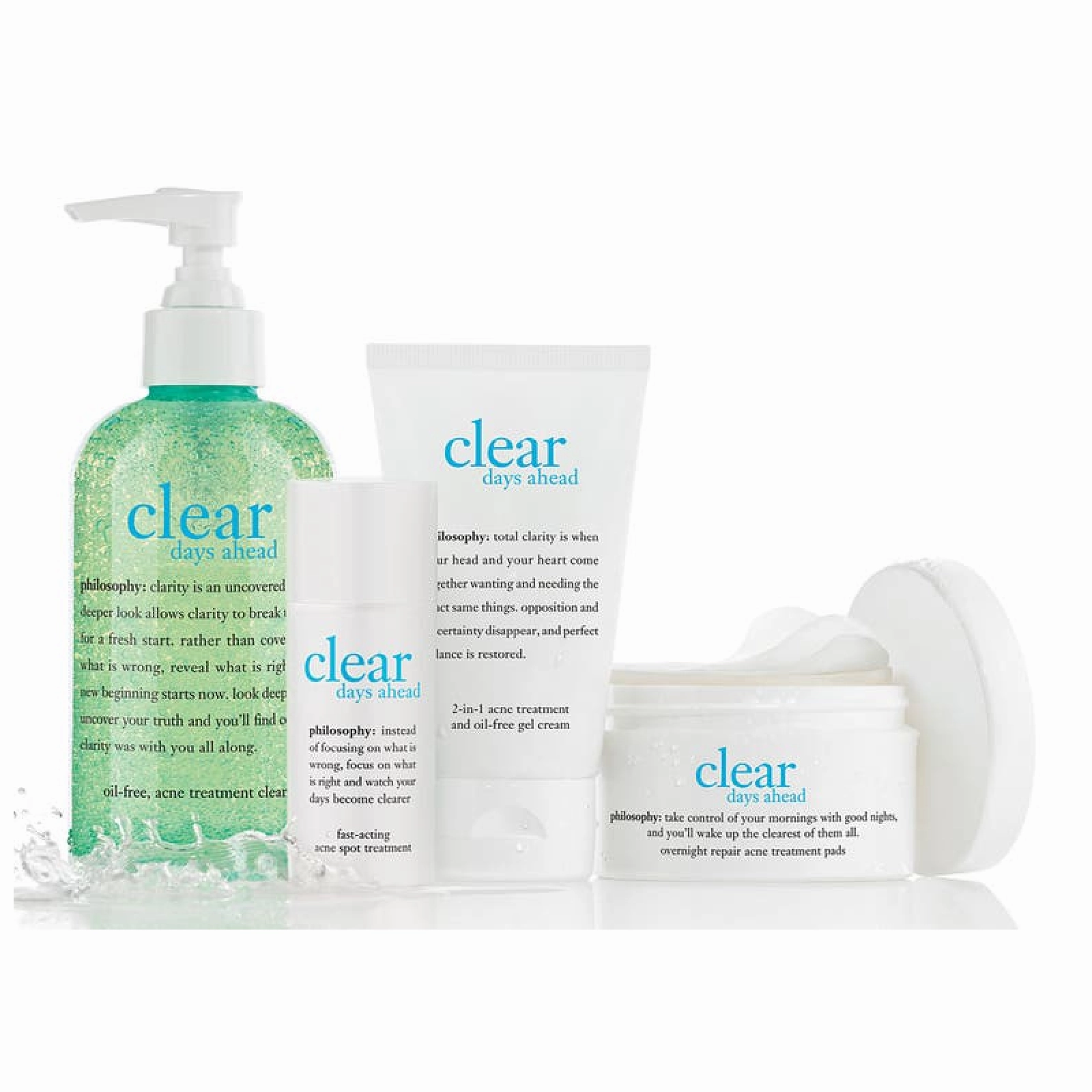 Philosophy Clear Days Ahead Oil-free Salicylic Acid Acne Treatment & Moisturizer