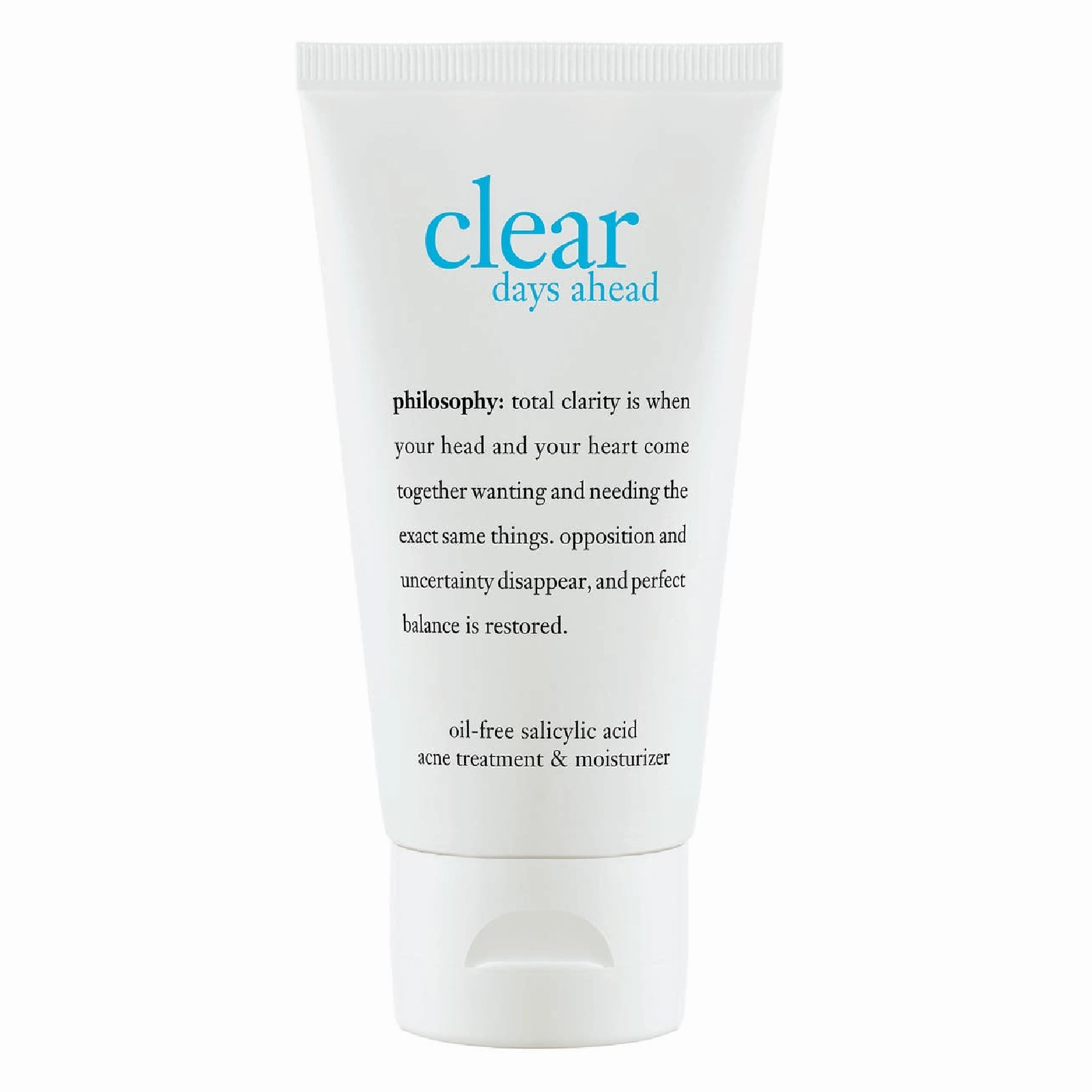Philosophy Clear Days Ahead Oil-free Salicylic Acid Acne Treatment & Moisturizer