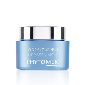 Phytomer Hydrasea Moisturizing Night Cream | Intensely Nourishing Face Moisturizer | Plumps and Hydrates Dry Skin | Anti Aging Overnight Cream | 50ml