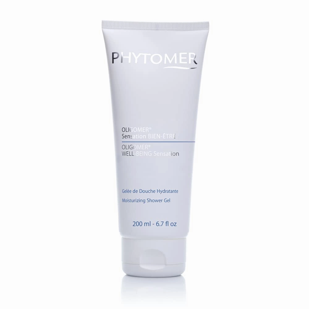 Phytomer Well-Being Moisturizing Shower Gel | Gentle Skin Cleanser & Moisturizer | Invigorates Tired Body, Skin & Muscles | Immediate & Lasting Hydration with Relaxing, Delicate Scent | 200 ml