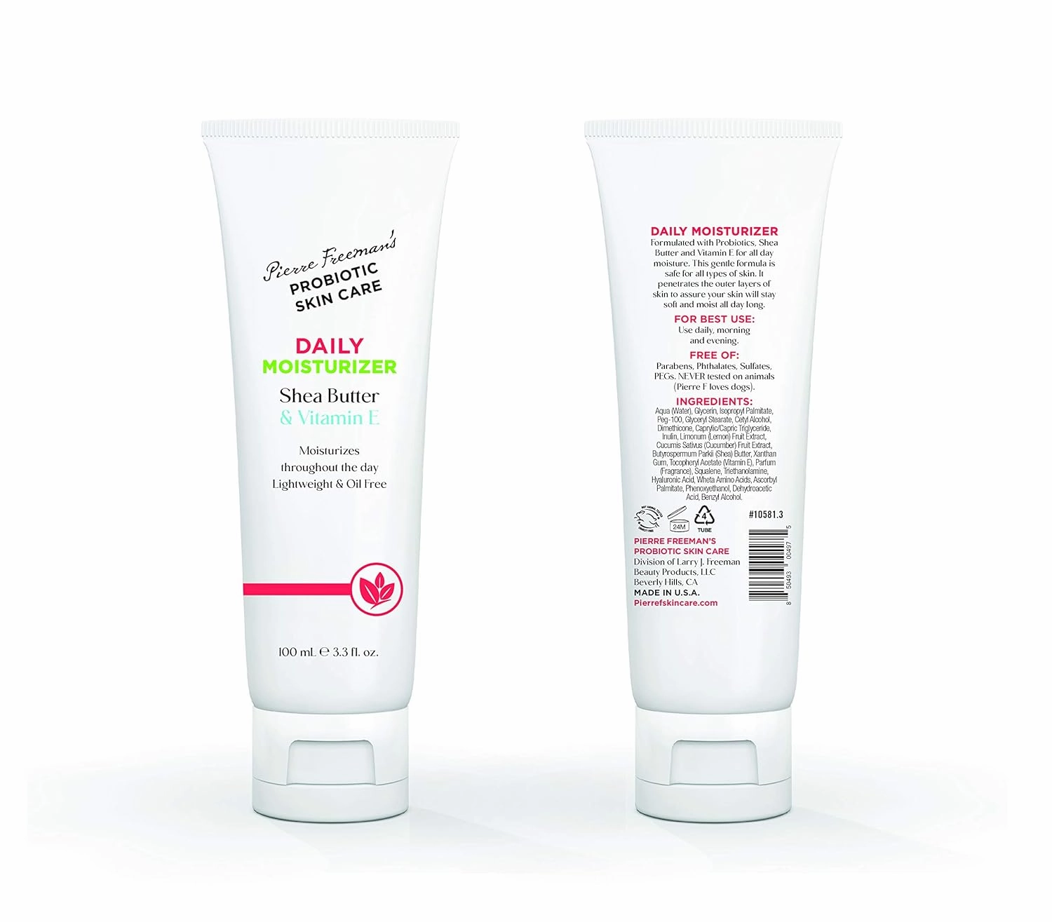 Pierre Freeman’s Probiotic Skin Care Daily Moisturizer with Shea Butter and Vitamin E (3.3 oz.)