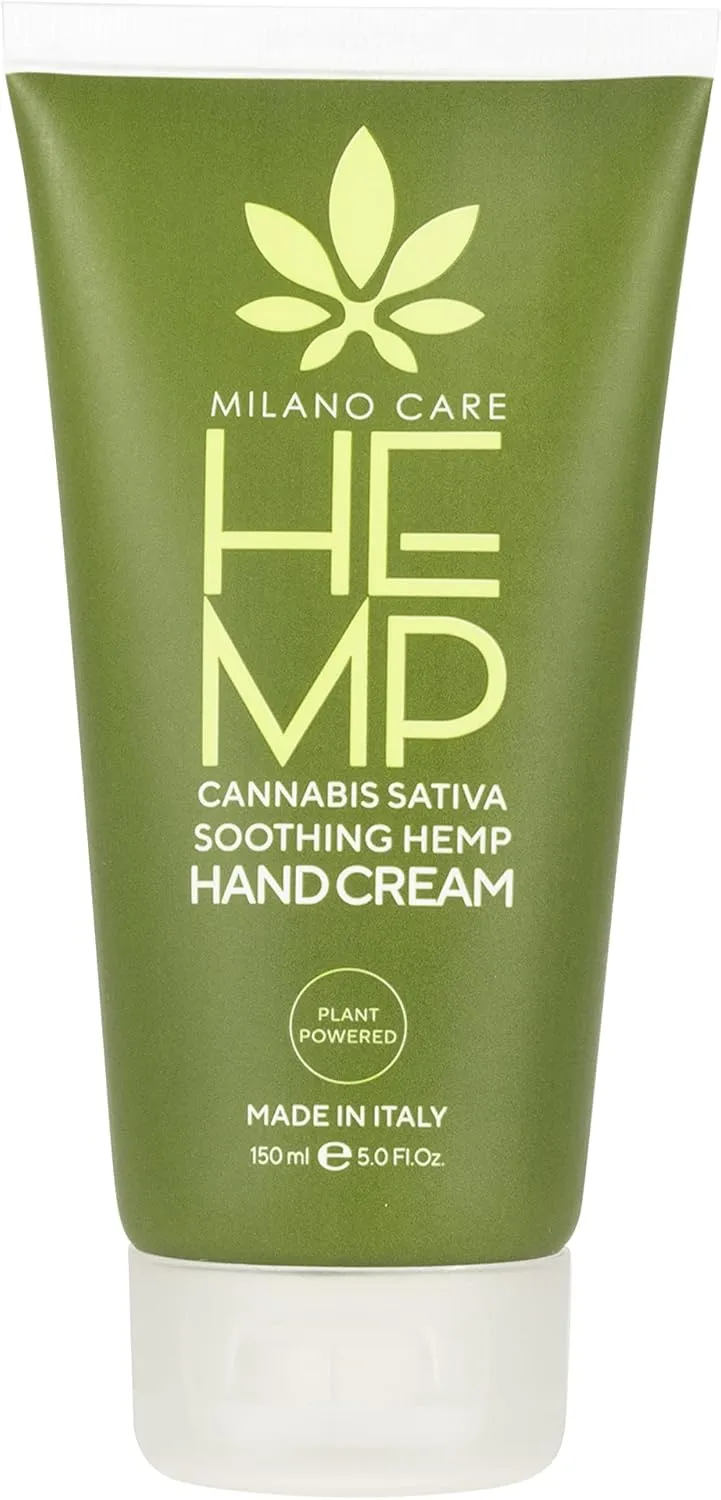 Plant-Powered Sativa Soothing Hemp Hand Cream for Dry Hands | Long-Lasting and Skin Friendly Cream |