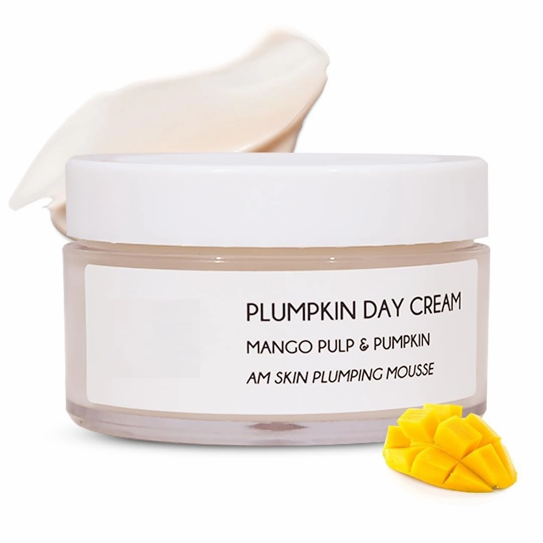 Plumpkin Day Cream with Mango Pulp, Skin Plumping & Hydrating Face Moisturizer, 50g