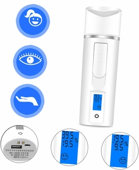 Portable Facial Nano Face Sprayer Hydrating Moisturizer Skin Care Device