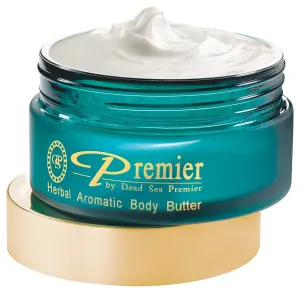 Premier Dead Sea Aromatic Body Butter – Herbal, Hydrating Shea Body Butter for Women & Men, Moisturizing, Firming & Anti-Aging Cream for Dry Skin, Hand & Body, 5.95 Fl.oz