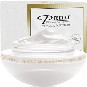 Premier Dead Sea Classic moisture complex cream normal to dry skin, sensitive skin, Anti-Aging to Smooth Wrinkles, Lightweight, Non-greasy Facial Cream, Vitamin A & E, Ginkgo 2.4 FL.oz