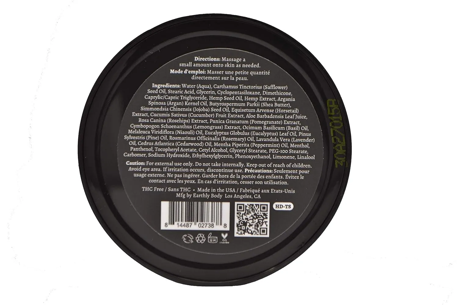 Premium Hemp Extract Daily Triple Strength Intensive Cream - Topical Rub with Essential Oils and Moisturizer - Vegan, Organic Ingredients - Classic Mint, 1.70 oz - Single