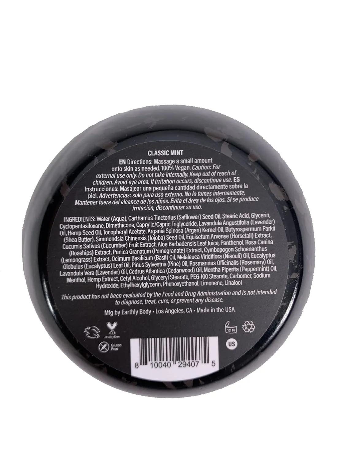 Premium Hemp Extract Daily Ultimate Strength Intensive Cream - Muscle, Knee, Joints, Back, Neck and Shoulder Rub - Organic Ingredients, Topical Lotion with Essential Oils - Classic Mint, Single 5oz