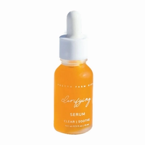 Pretty Farm Girl Clarifying Serum – Lightweight Face Serum for Acne-Prone Skin – Daily Use Formula for All Skin Types – Non-Toxic and Fast-Absorbing - 0.5 oz
