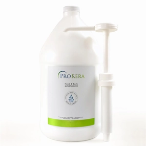 ProKera Hand & Body Moisturizer - Body and Hand Lotion for Dry Skin - Fragrance-Free, Non-Greasy with 3% Glycolic Acid - 1 Gallon