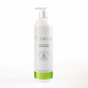 ProKera Hand & Body Moisturizer - Body and Hand Lotion for Dry Skin - Fragrance-Free, Non-Greasy with 3% Glycolic Acid - 8 oz
