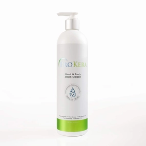 ProKera Hand & Body Moisturizer - Body and Hand Lotion for Dry Skin - Hydrating, Fragrance-Free, Non-Greasy with 3% Glycolic Acid - 16 oz