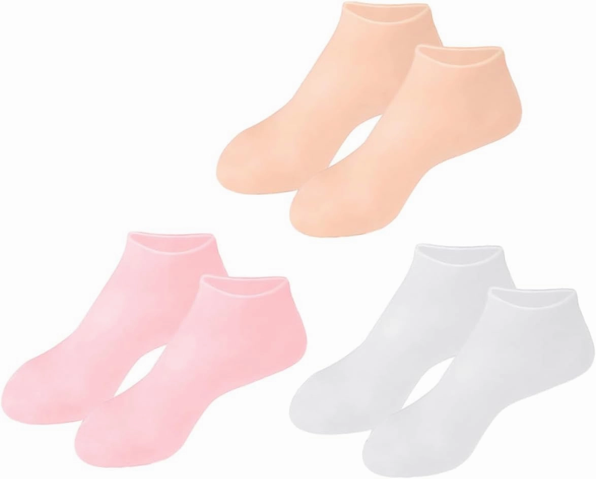 Protective Moisturizing Socks for Soft Hydrated Feet Cracking Foot Covers Includes and Skin Tone Options for Daily Use and Skin Care Treatment