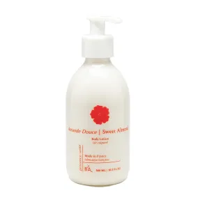 Provence Sante Body Lotion - Ultra Hydrating Moisturizer - Anti-Aging Cream for Dry Skin - Nourishing Sweet Almond Scent - Made in France - 10.2 Oz