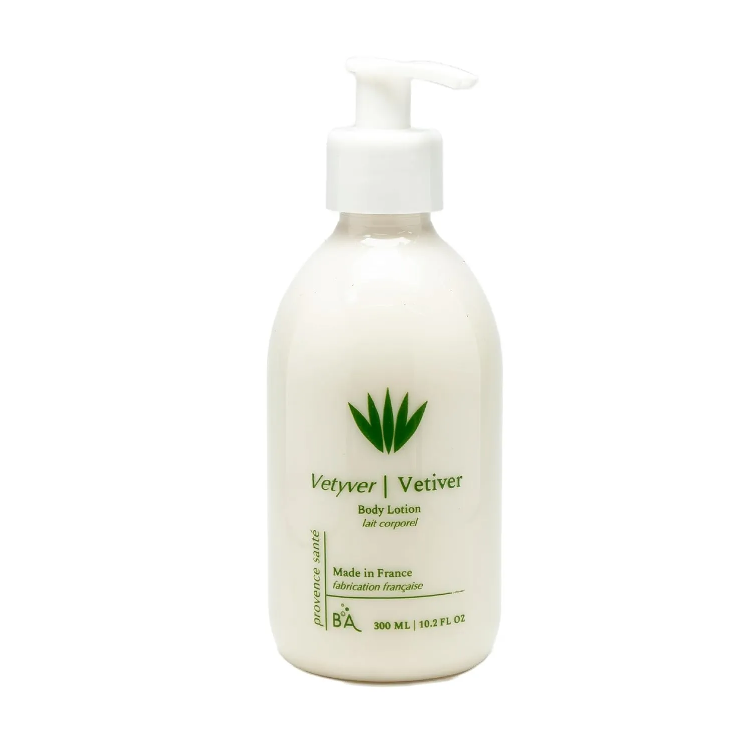 Provence Sante Body Lotion - Ultra Hydrating Moisturizer - Anti-Aging Cream for Dry Skin - Nourishing Vetiver Scent - Made in France - 10.2 Oz