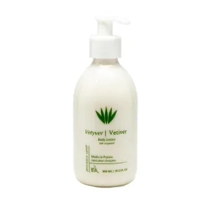 Provence Sante Body Lotion - Ultra Hydrating Moisturizer - Anti-Aging Cream for Dry Skin - Nourishing Vetiver Scent - Made in France - 10.2 Oz