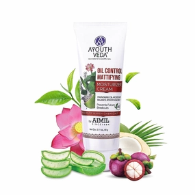 PUB Oil Control Mattifying Moisturizer Cream | Calms Skin Redness & Prevents Breakouts | Nourishes & Smoothens Skin With Green Tea, Aloevera & Coconut Water (Pack of 1-60g)