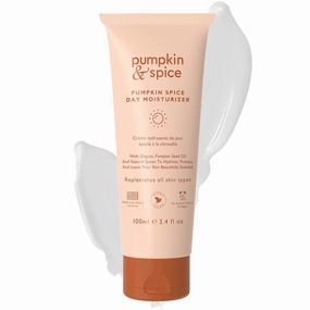 Pumpkin Spice Face Daily Moisturizer Lotion Cream - Hydrates, Smooths Dry Skin, Soft Skin, Reduces Wrinkles, and Fine Lines, Made With Organic Pumpkin Seed Oil, Vitamin E 3.4 oz