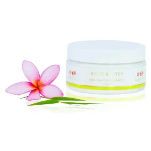PURE FIJI Body Butter - Moisturizer Body Butter Cream - Face Cream and Body Lotion for Dry Skin with Natural Oils & Vitamin E, Body Butter For Women for Men,Coconut Lime Blossom, 8oz