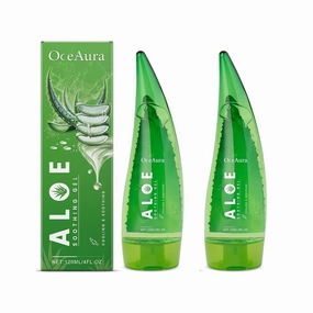 Pure Aloe Vera Gel for After Sun Care - 120ml Cooling Hydration, Skin Recovery & Soothing Relief | Non-Sticky Formula for Face & Body | All Skin Types (2)