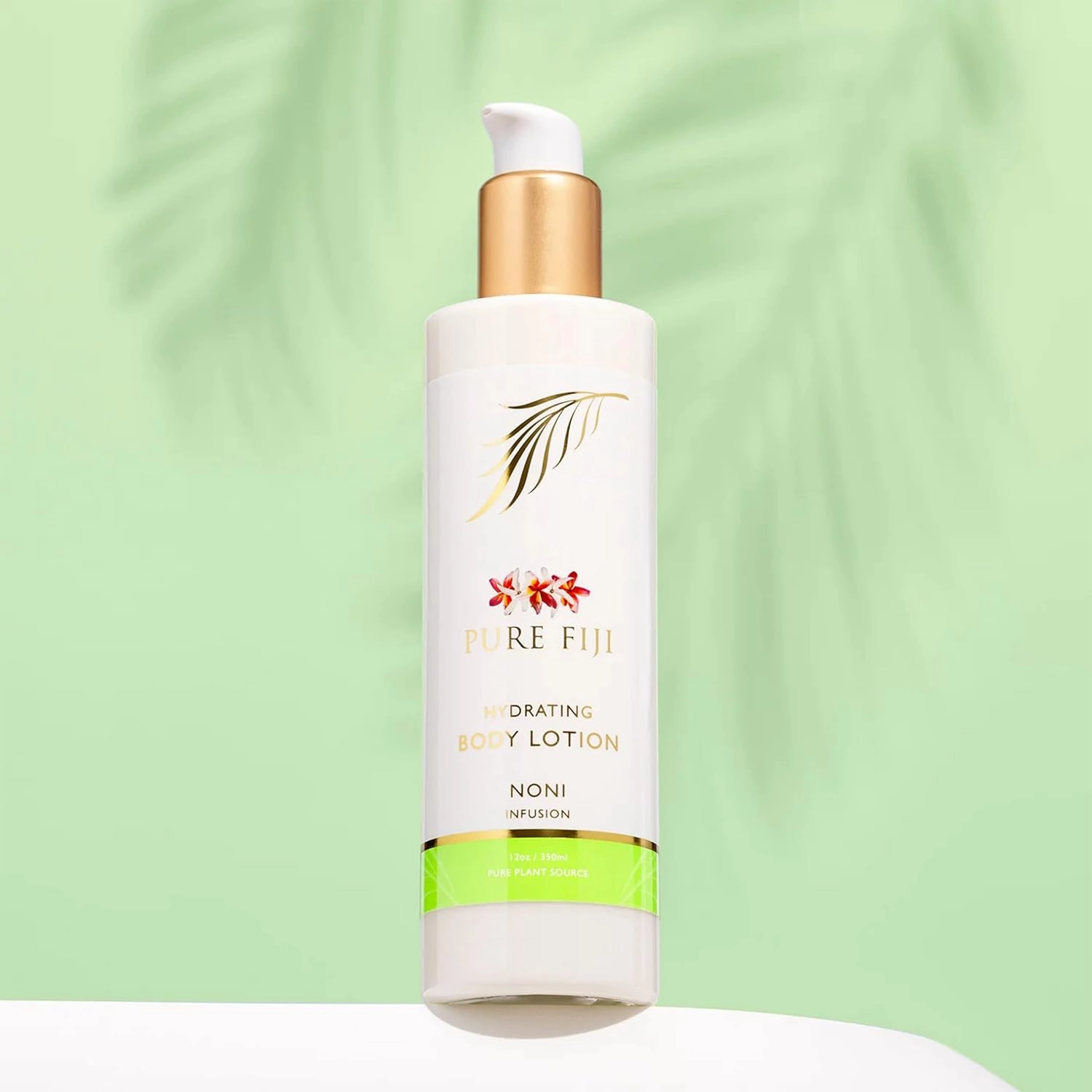 PURE FIJI Body Lotion Hydrating - Moisturizing Lotion for Dry Skin with Coconut Milk and Vitamin E, Organic Body Lotion For Women and Men, Noni Scent, 12 oz