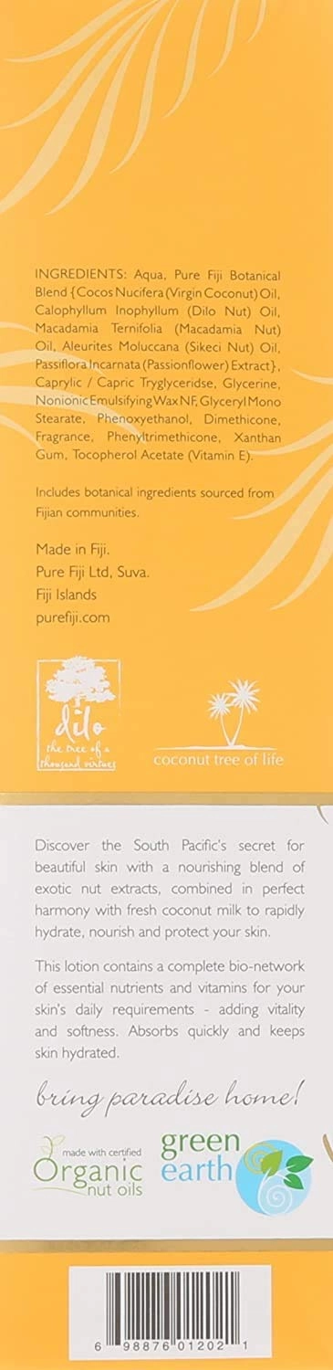 PURE FIJI Body Lotion Hydrating - Moisturizing Lotion for Dry Skin with Coconut Milk and Vitamin E, Organic Body Lotion For Women and Men, Pineapple Scent, 12 oz