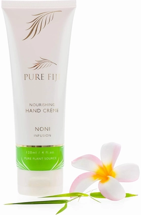 PURE FIJI Nourishing Hand Cream - Deep Moisturizing Hand Cream for Women and Man, Hand Lotion For Dry Hands - 24 Hour Moisture, Organic Ingredients, Noni, 4 oz