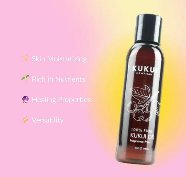 Pure Kukui Oil, Fragrance-Free