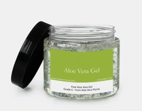 Pure Organic Aloe Vera Gel, Soothing Moisturizing Skin Care Lotion 4 oz.