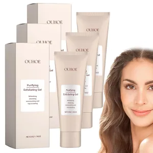 Purifying Peeling Gel - Exfoliating Gel for Face and Body, Clean and Clear Face Wash, Gentle Purifying Cream for Sensitive Skin (3 piece)