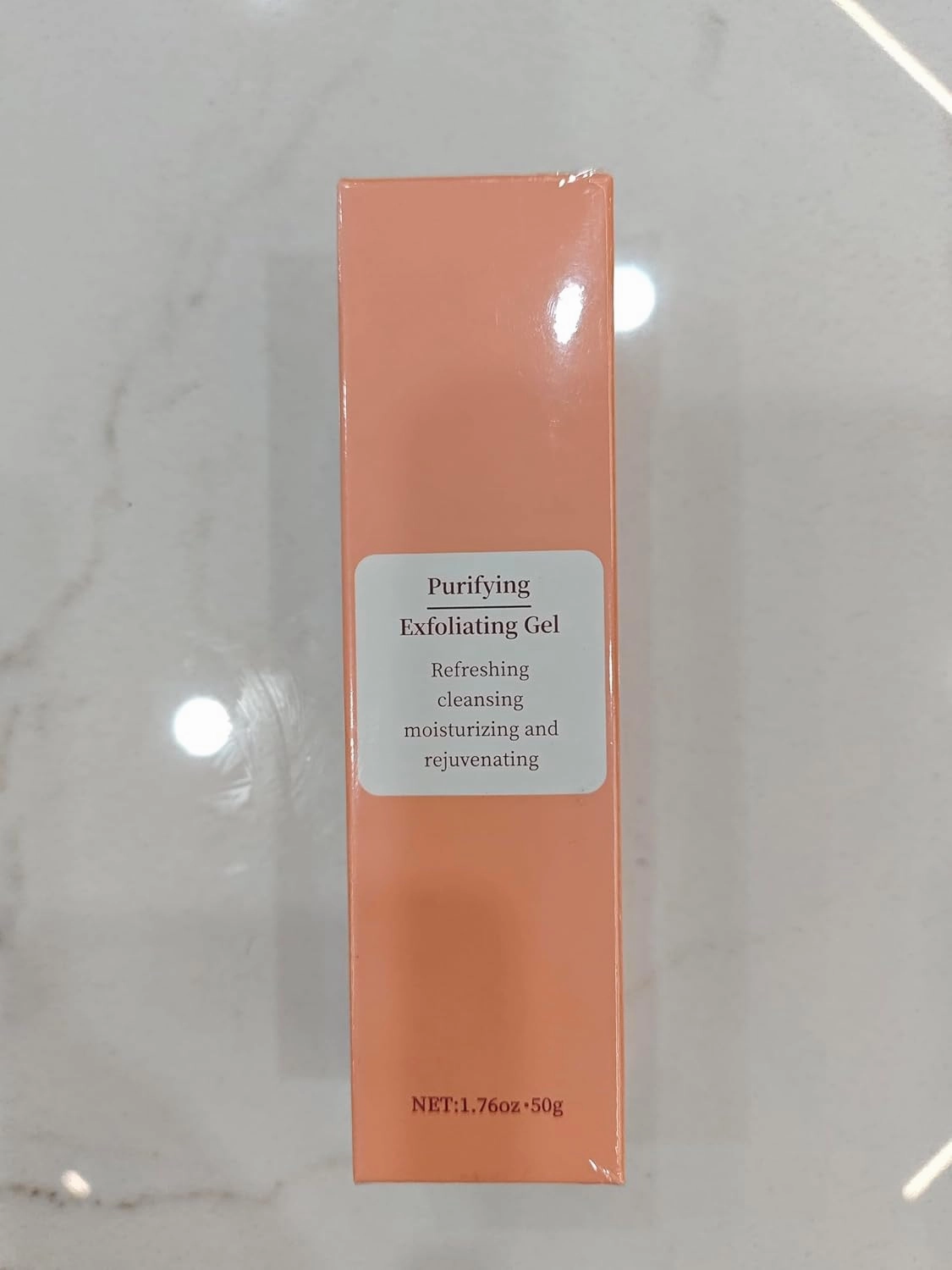 Purifying Exfoliating Gel, Purifying Exfoliating Gel, Facial Exfoliator Cleanser, Facial Scrub for Body & Face, Deep Cleansing Moisturizer (2pcs)